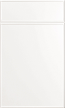 Hampton door sample in Simply White by St Martin