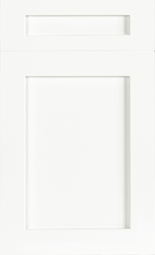 Lakeland II door sample in Bright White by St Martin