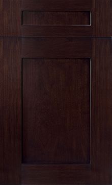 Lakeland II door sample in Cherry Black Walnut by St Martin