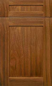 Lakeland II door sample in Natural Walnut by St Martin