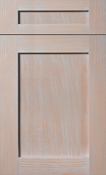 Lakeland II door sample in Weathered Cherry by St Martin