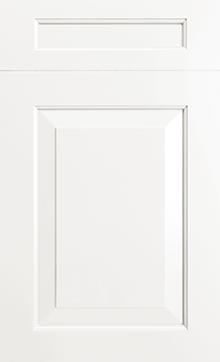 Newhaven door sample in Bright White by St Martin