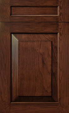 Newhaven door sample in Cherry Chestnut by St Martin
