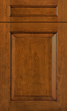 Newhaven door sample in Cherry Golden Honey by St Martin