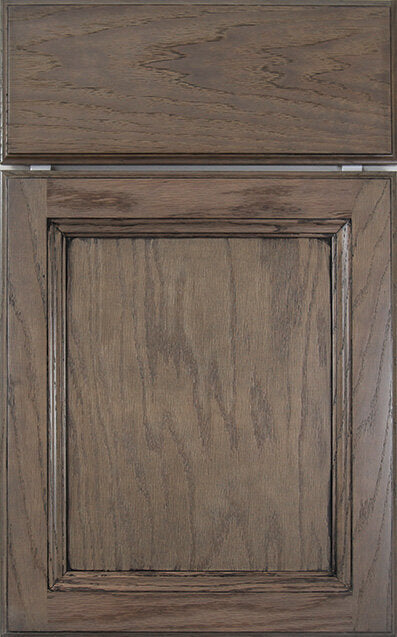 Oxford in Oak Slab Driftwood by Integrity Cabinetry