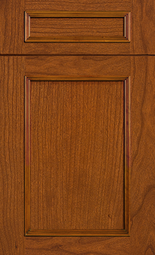 Ridgewood door sample in Cherry Golden Honey by St Martin