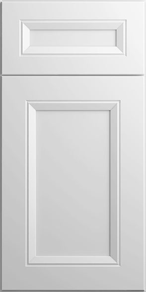 Richmond door sample in White by CNC Cabinetry