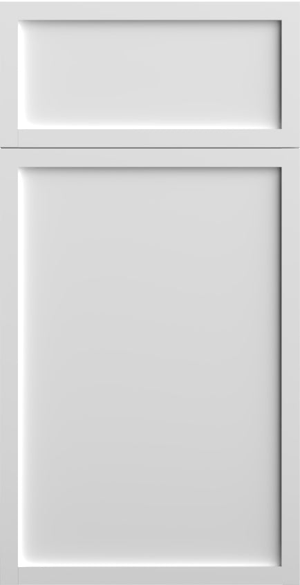 Versailles door sample in White by CNC Cabinetry