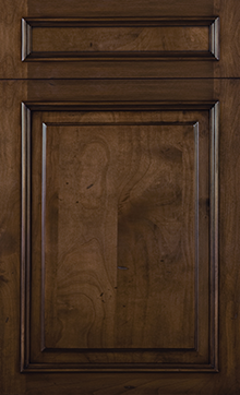 Wellington door sample in Alder Cognac by St Martin
