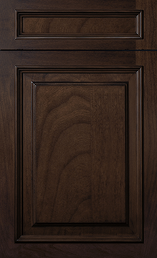 Wellington door sample in Cherry Black Walnut by St Martin