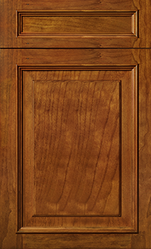 Wellington door sample in Cherry Golden Honey by St Martin
