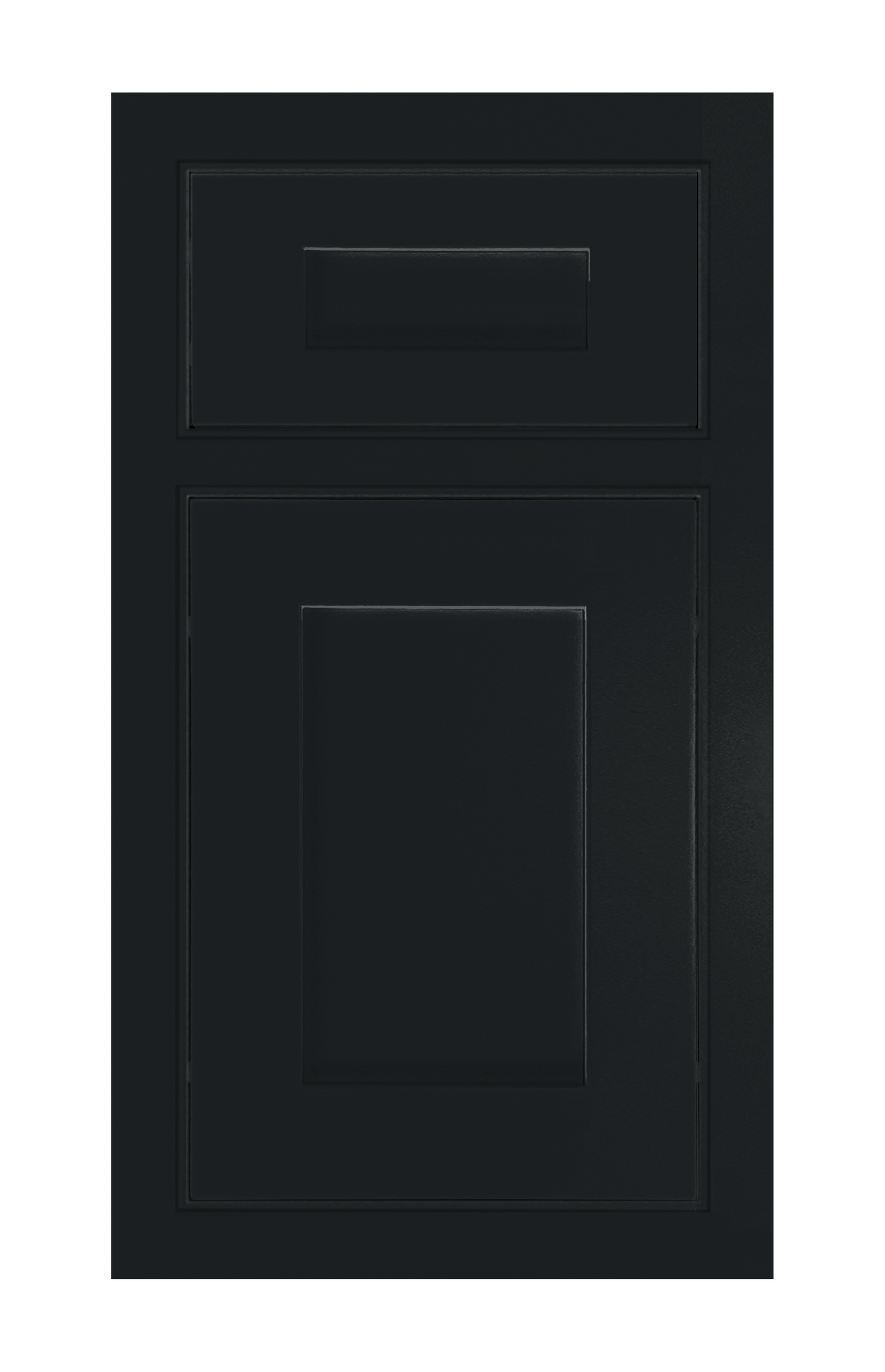 Beaded Frame Shaker door sample in Carbon Black by Europly