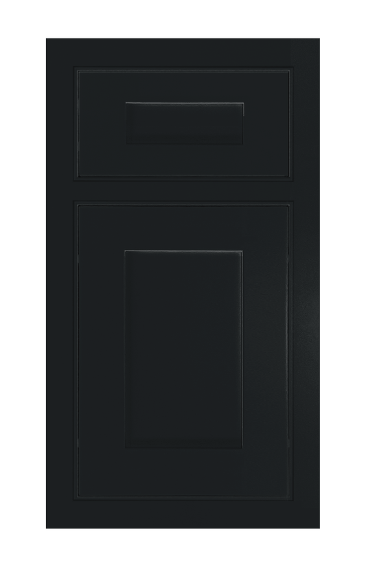 Beaded Frame Shaker door sample in Carbon Black by Europly