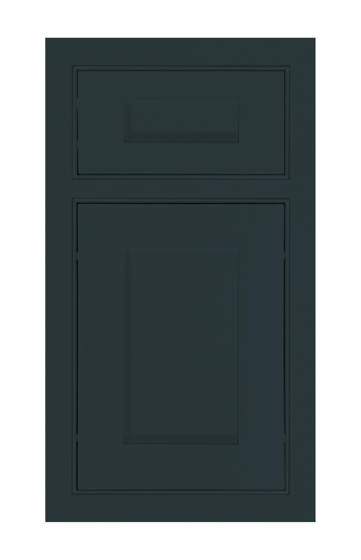 Beaded Frame Shaker door sample in Dark Night by Europly