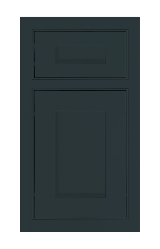 Beaded Frame Shaker door sample in Dark Night by Europly