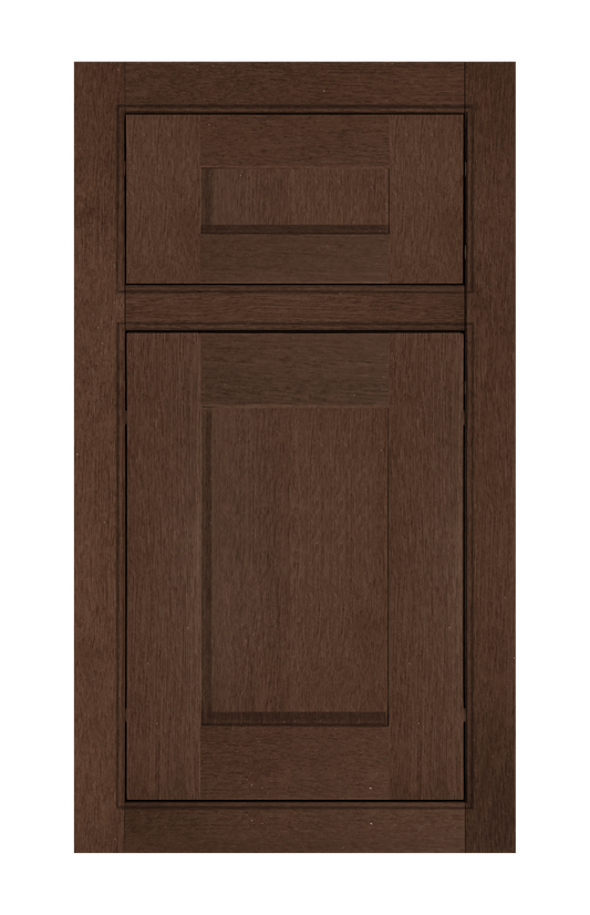 Beaded Frame Shaker door sample in Ginger Birch by Europly