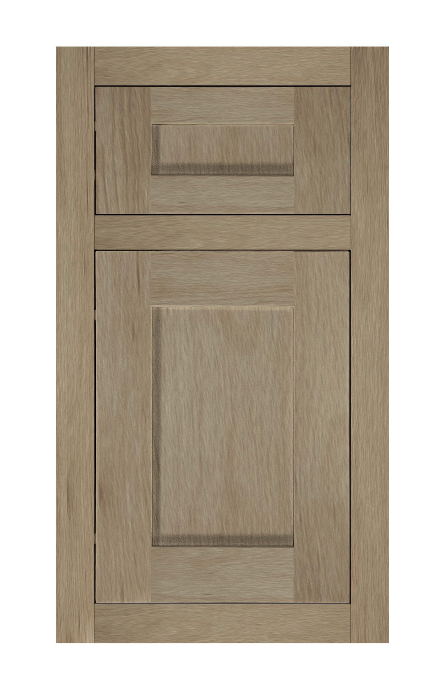 Traditional Frame Shaker door sample in Honey Birch by Europly