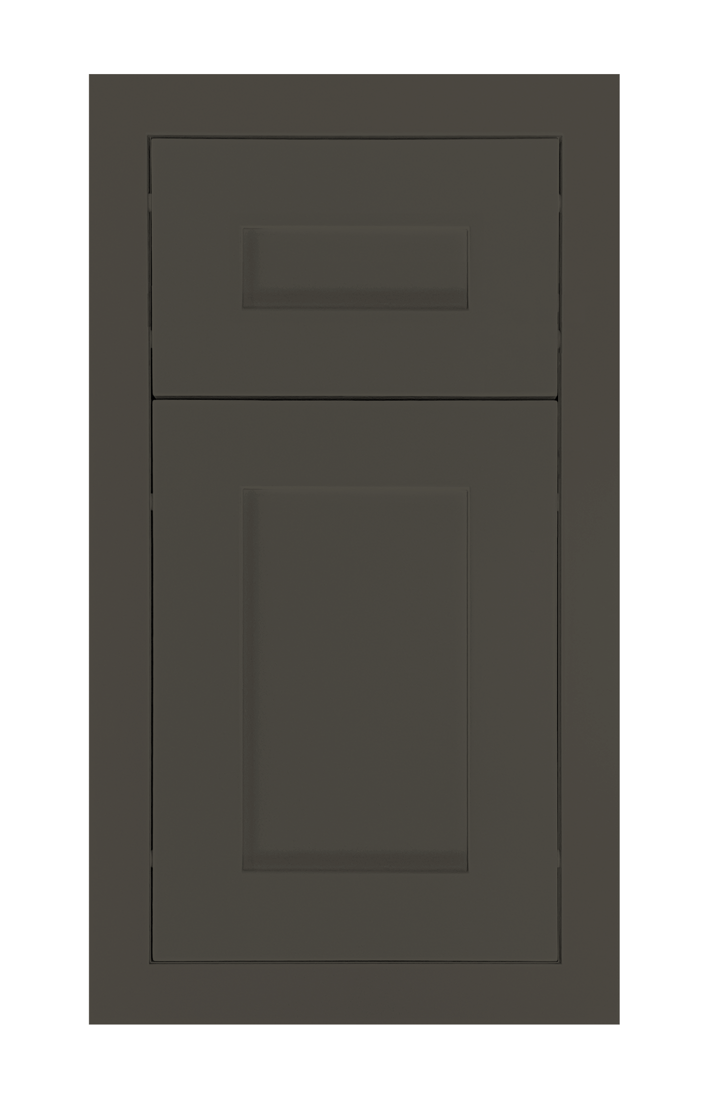 Modern Frame Shaker door sample in Lava Ash by Europly