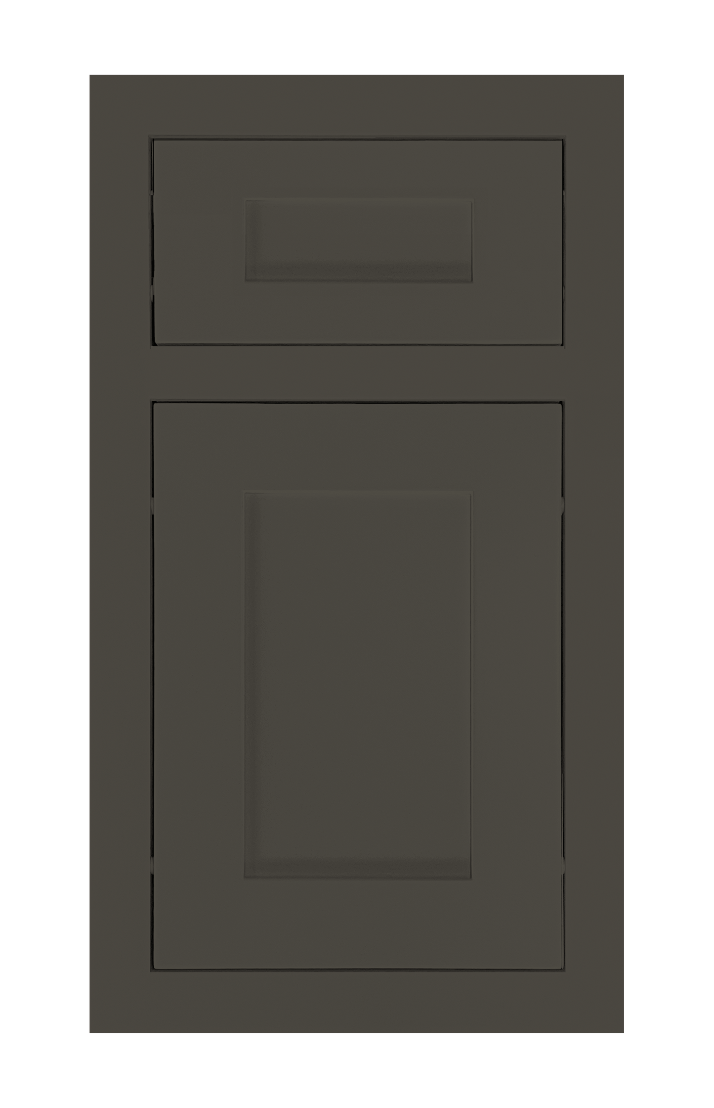 Traditional Frame Shaker door sample in Lava Ash by Europly