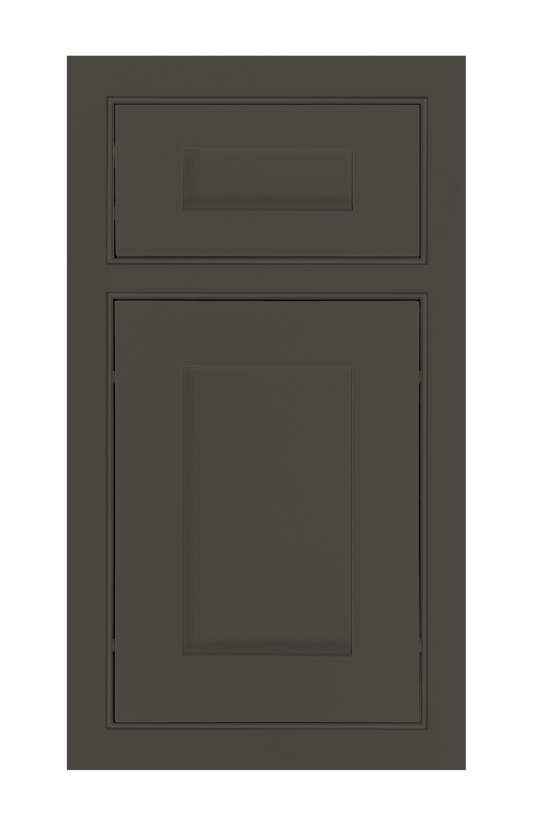 Beaded Frame Shaker door sample in Lava Ash by Europly