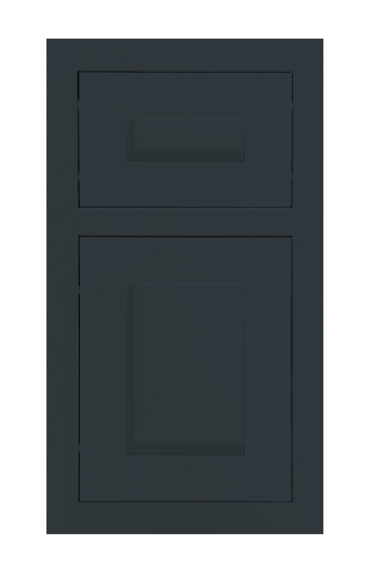 Traditional Frame Shaker door sample in Space Grey by Europly