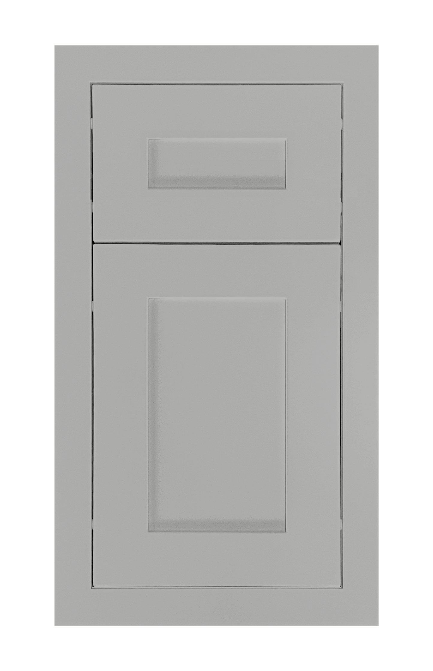 Modern Frame Shaker door sample in Star Silver by Europly