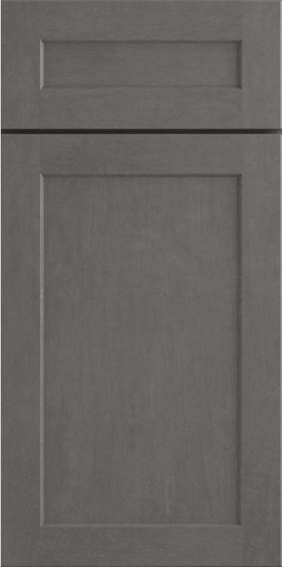 Amesbury Recessed door sample in Mist by JSI Cabinetry