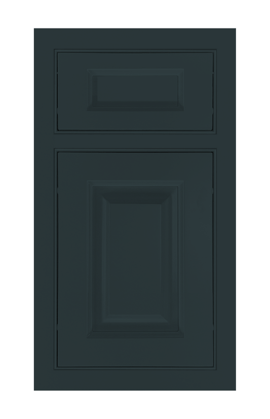 Beaded Frame Raised door sample in Dark Night by Europly