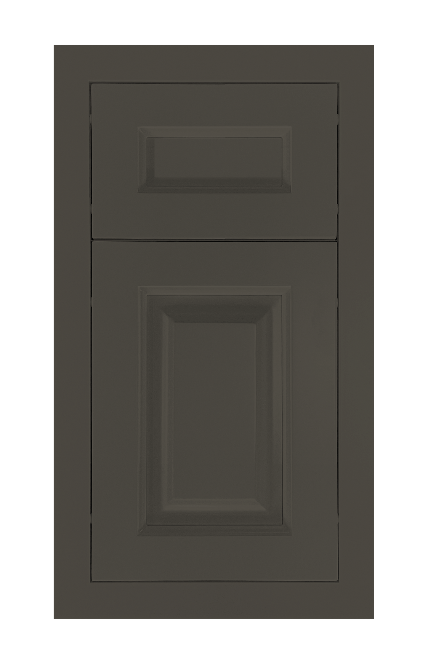 Modern Frame Raised door sample in Lava Ash by Europly