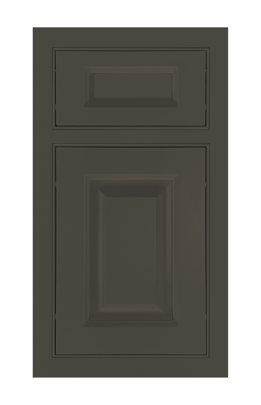 Beaded Frame Raised door sample in Lava Ash by Europly