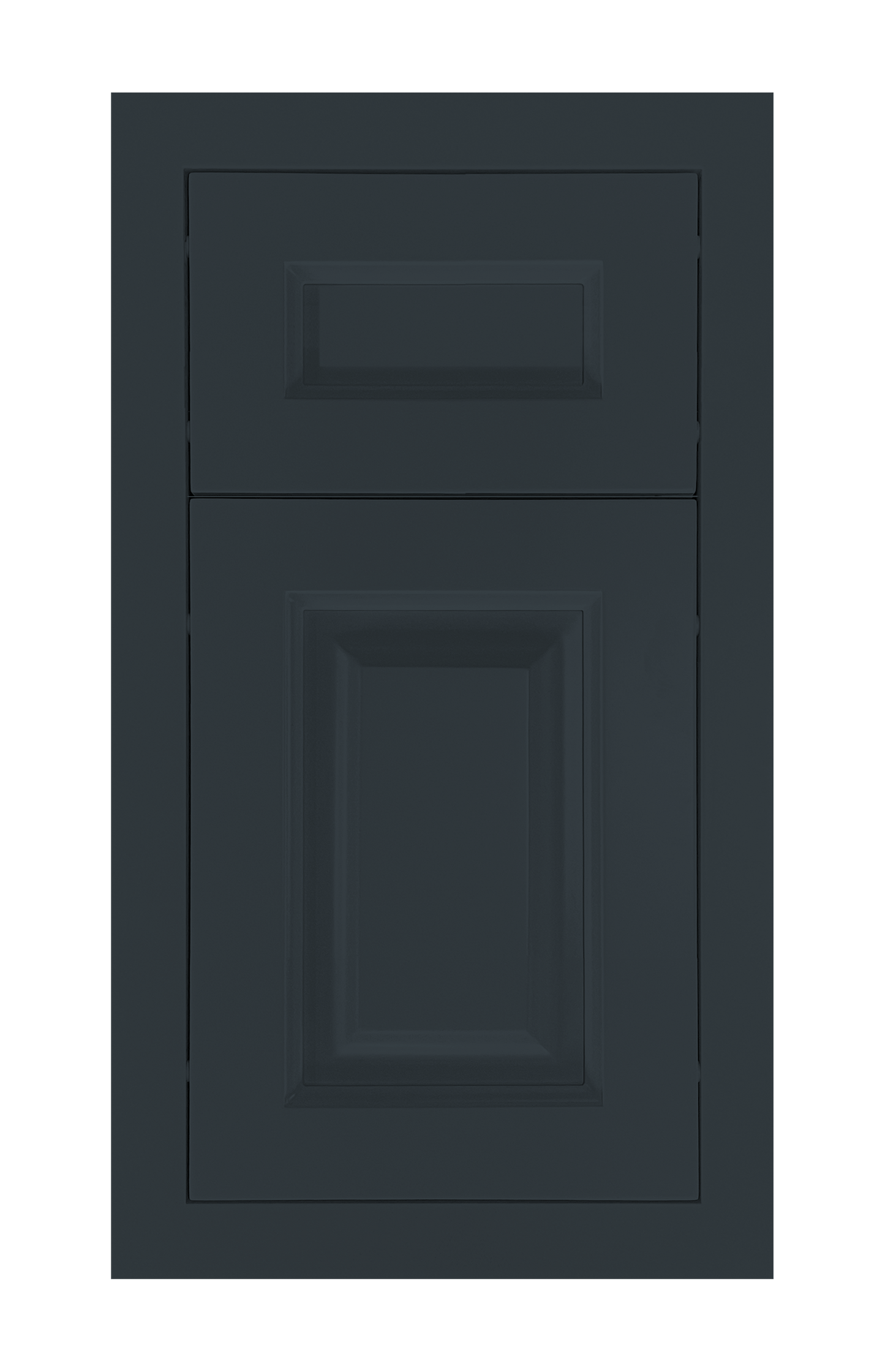 Modern Frame Raised door sample in Space Grey by Europly