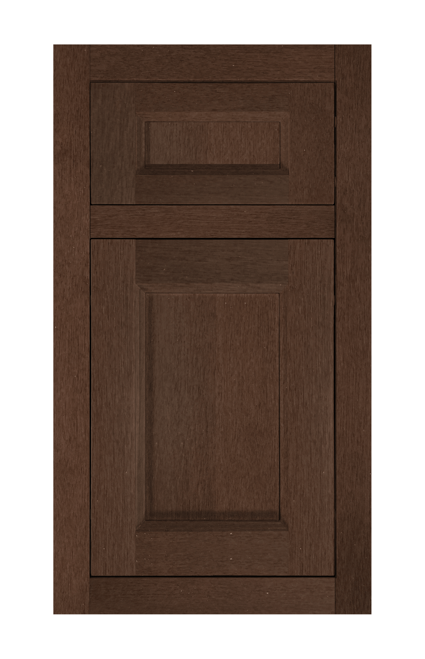 Traditional Frame Recessed door sample in Ginger Birch by Europly