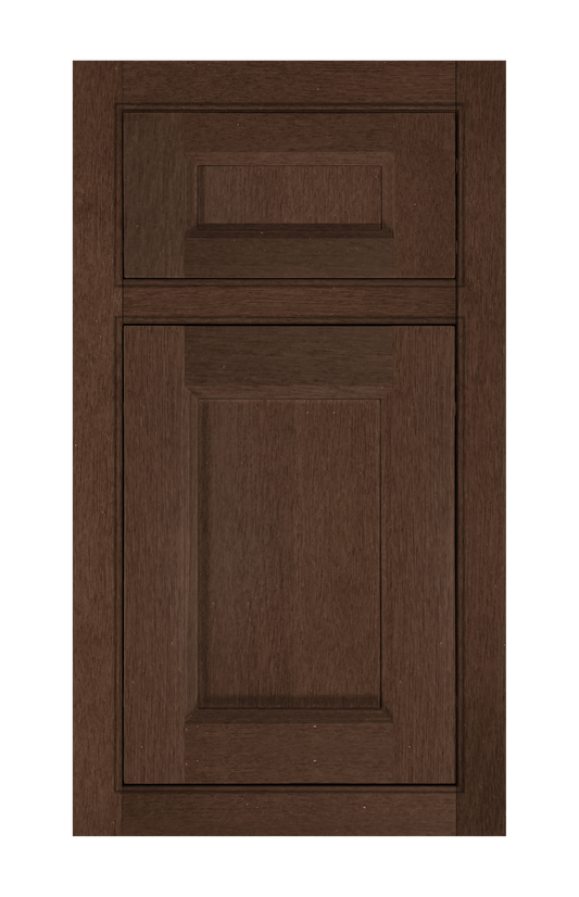 Beaded Frame Recessed door sample in Ginger Birch by Europly