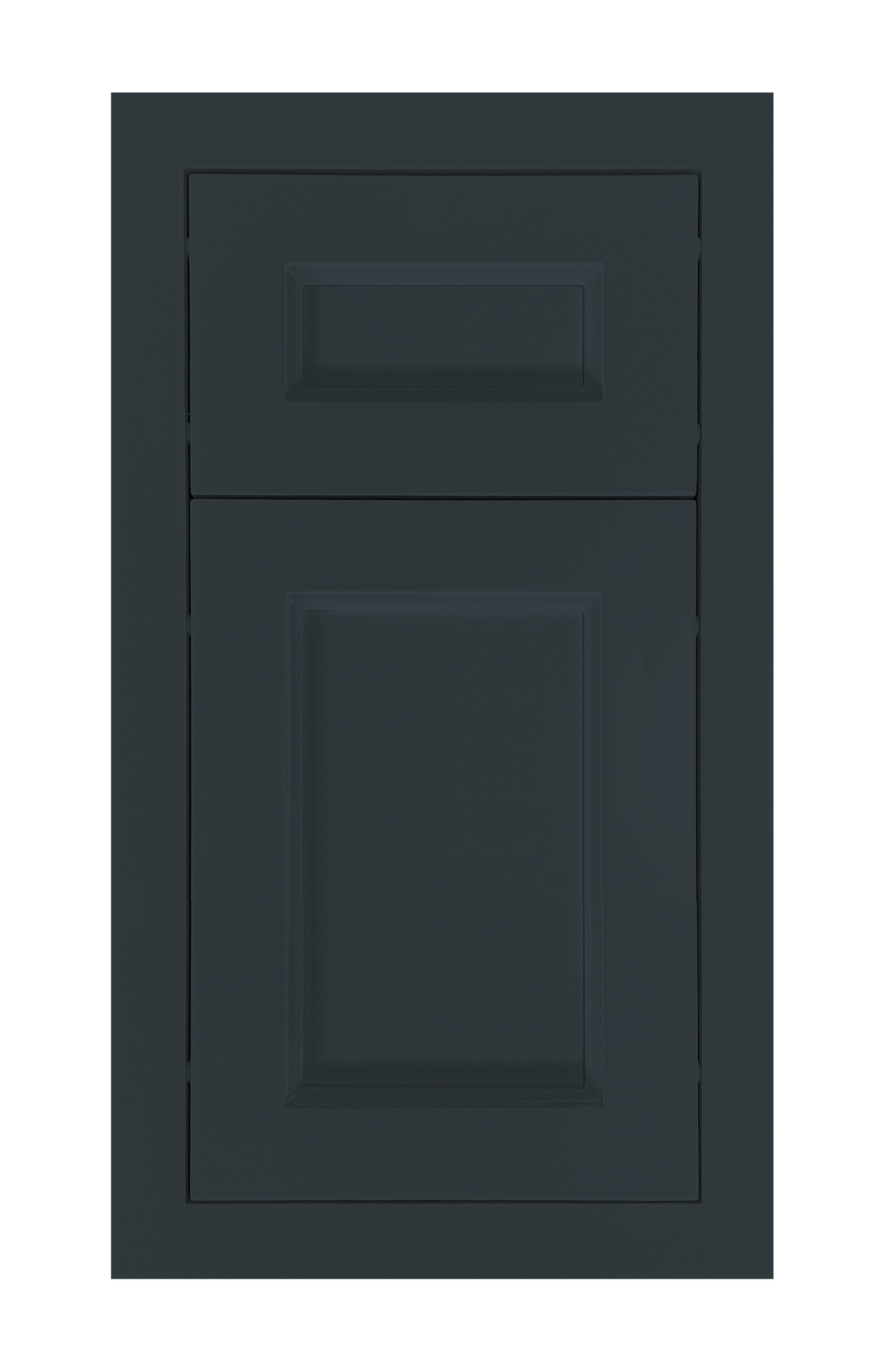 Modern Frame Recessed door sample in Space Grey by Europly