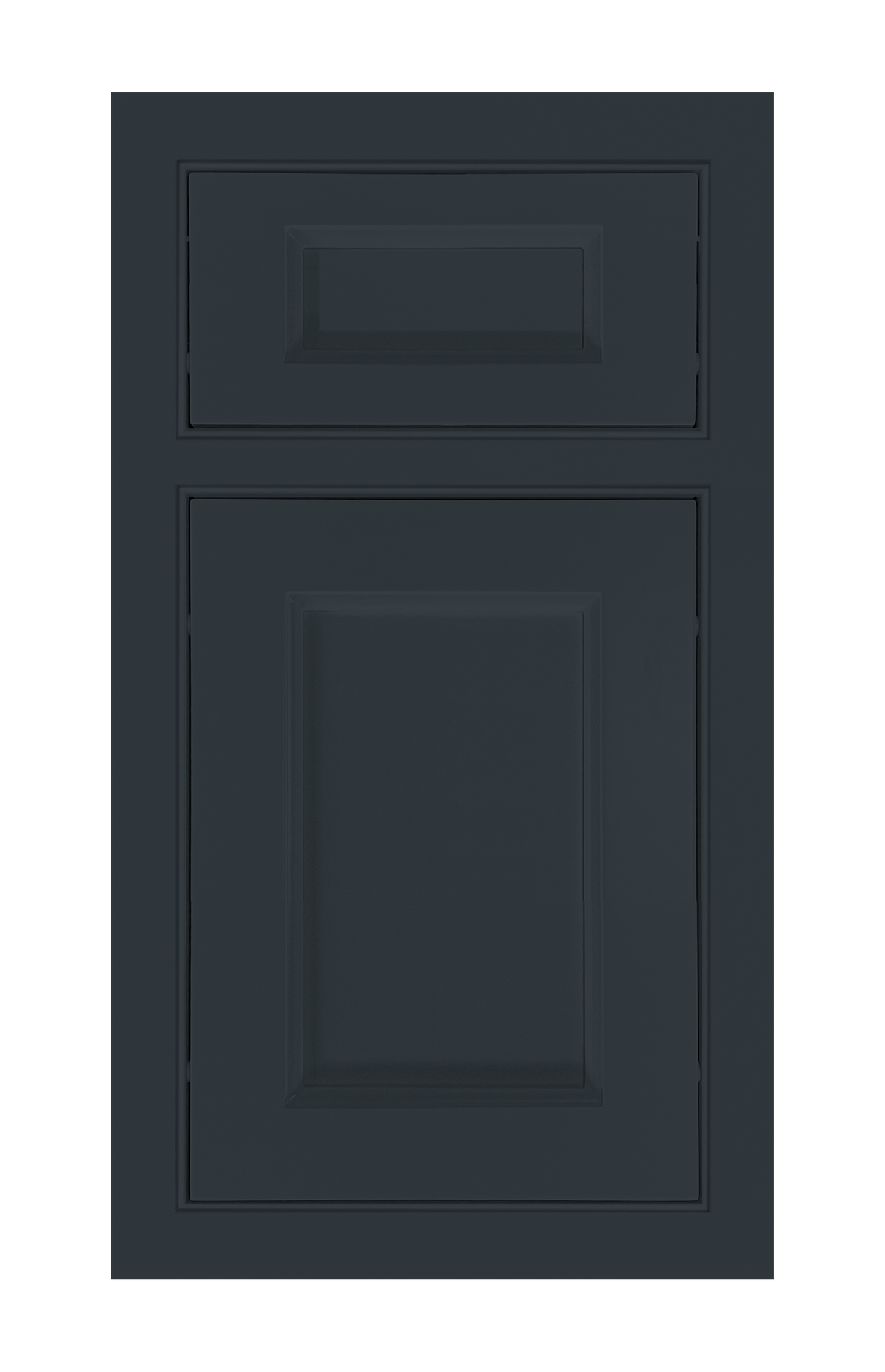 Beaded Frame Recessed door sample in Space Grey by Europly