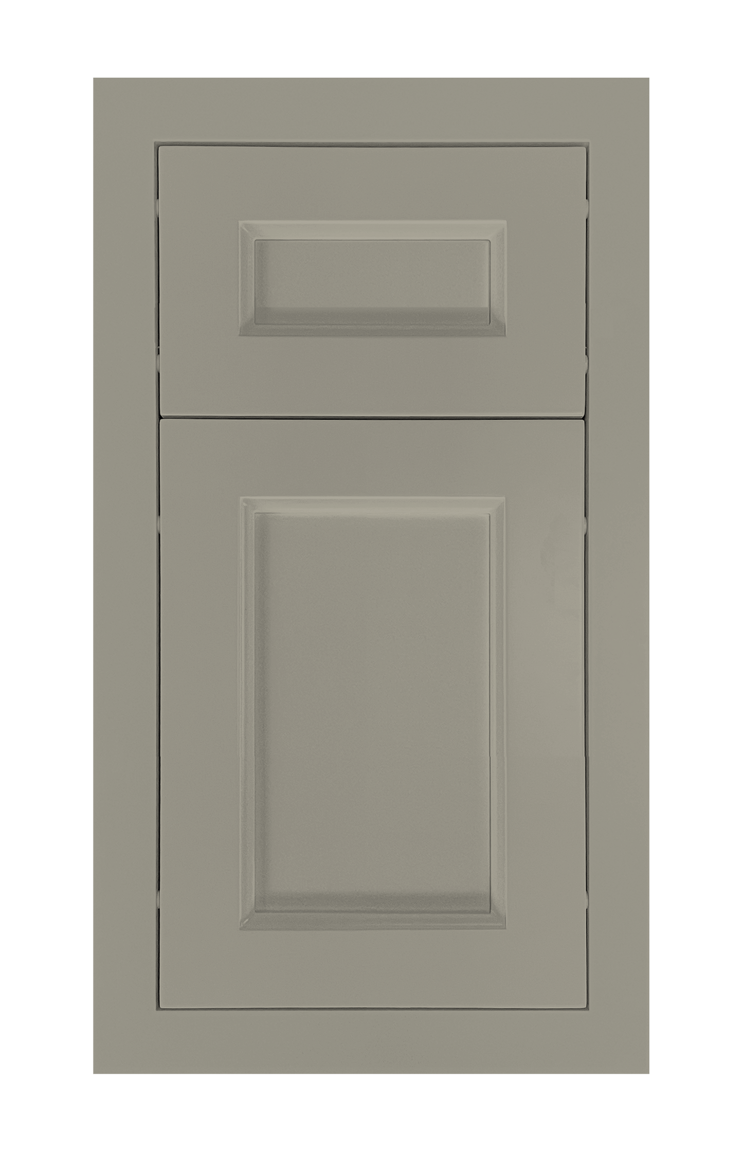 Modern Frame Recessed door sample in Vanilla by Europly