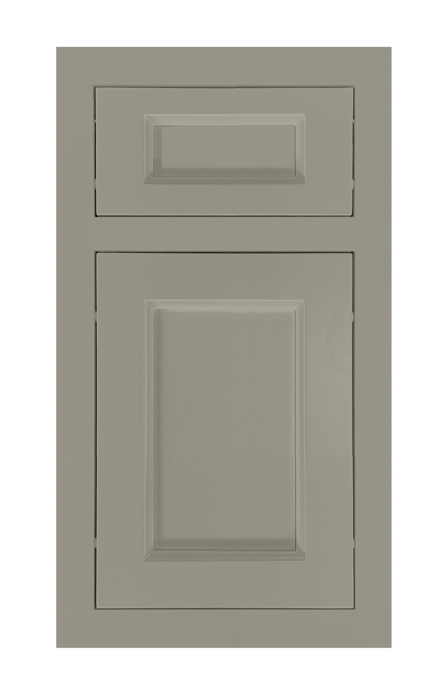 Traditional Frame Recessed door sample in Vanilla by Europly