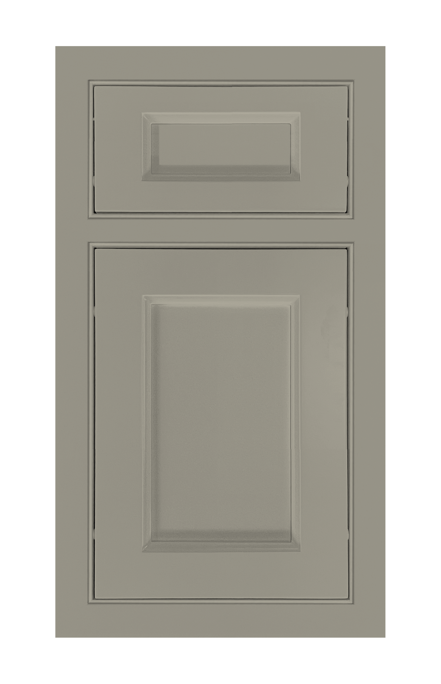 Beaded Frame Recessed door sample in Vanilla by Europly