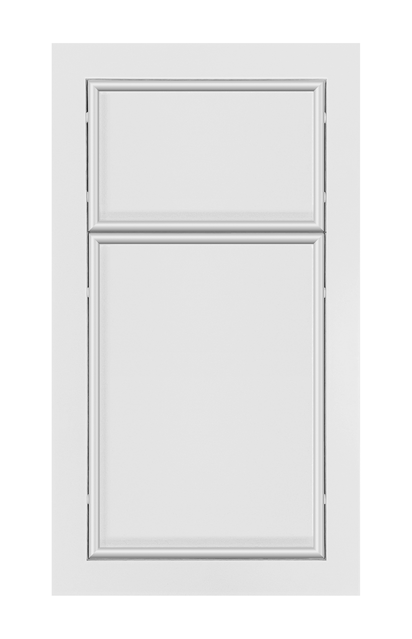 Modern Frame Oval Edge door sample in Bright White by Europly