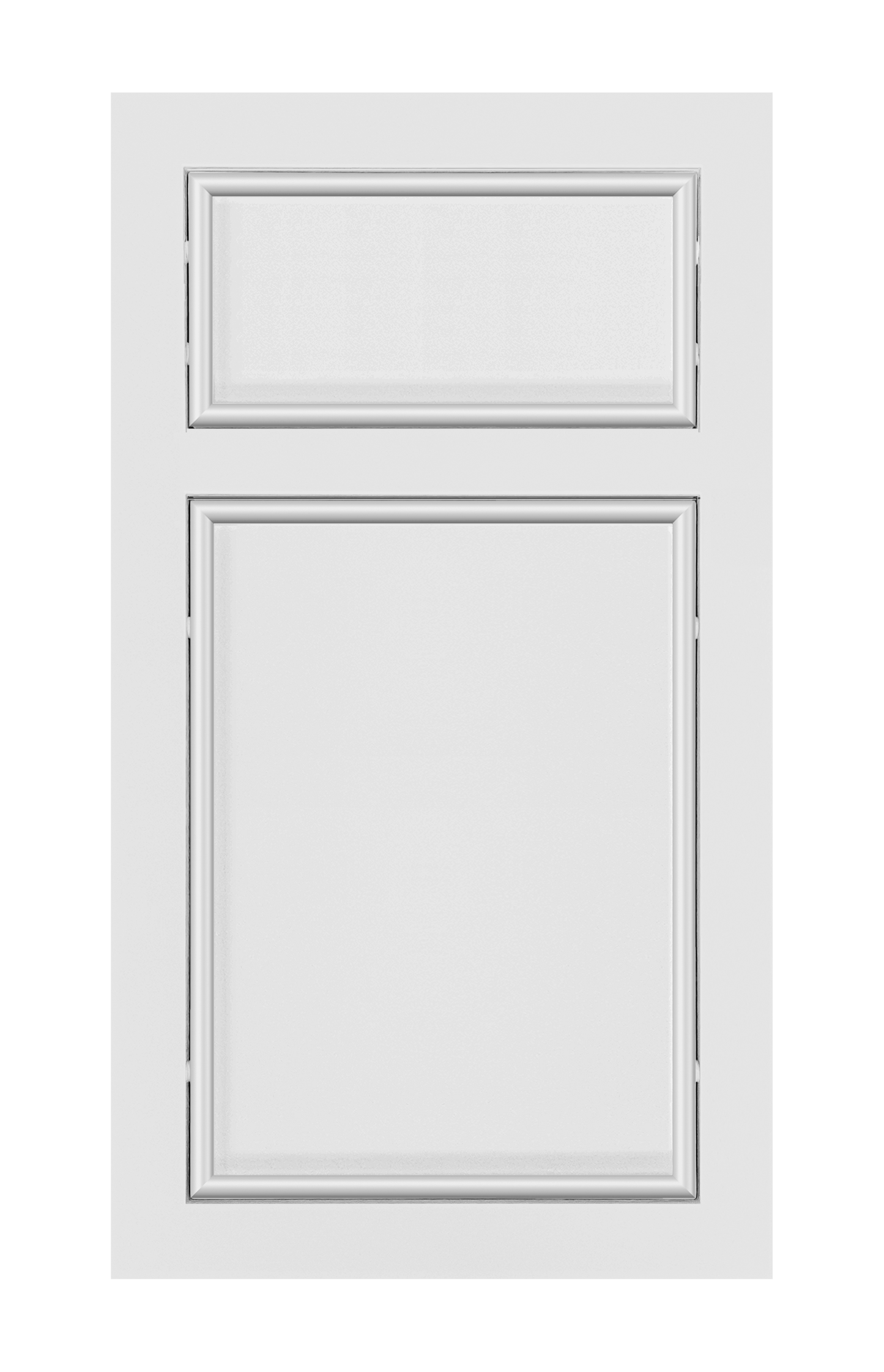 Traditional Frame Oval Edge door sample in Bright White by Europly
