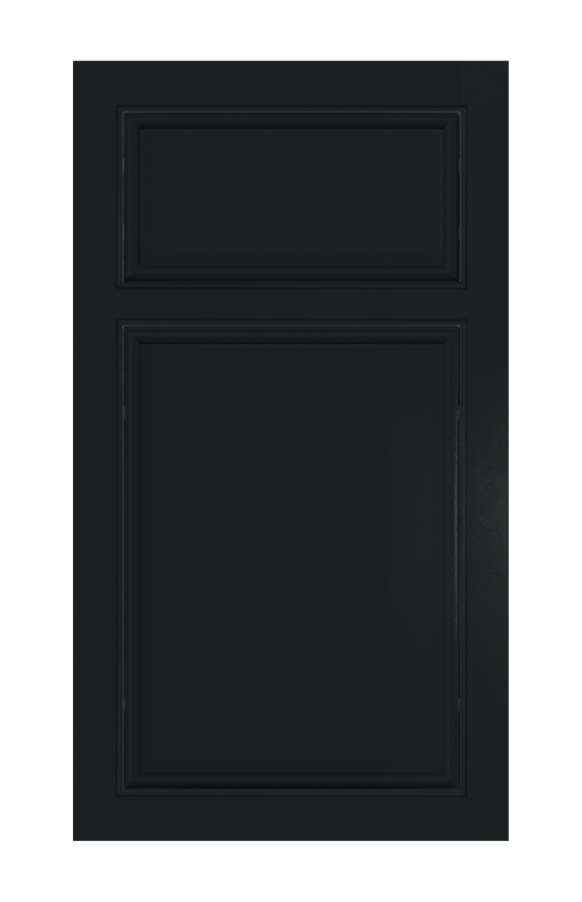 Beaded Frame Oval Edge door sample in Carbon Black by Europly