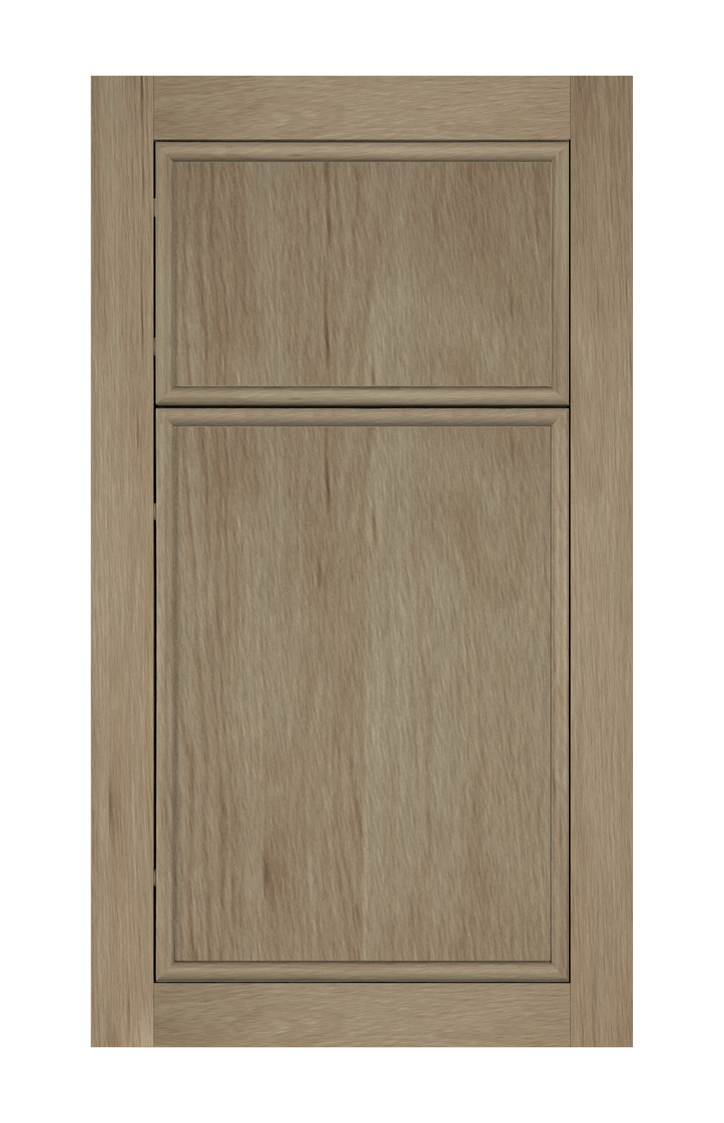 Modern Frame Oval Edge door sample in Honey Birch by Europly