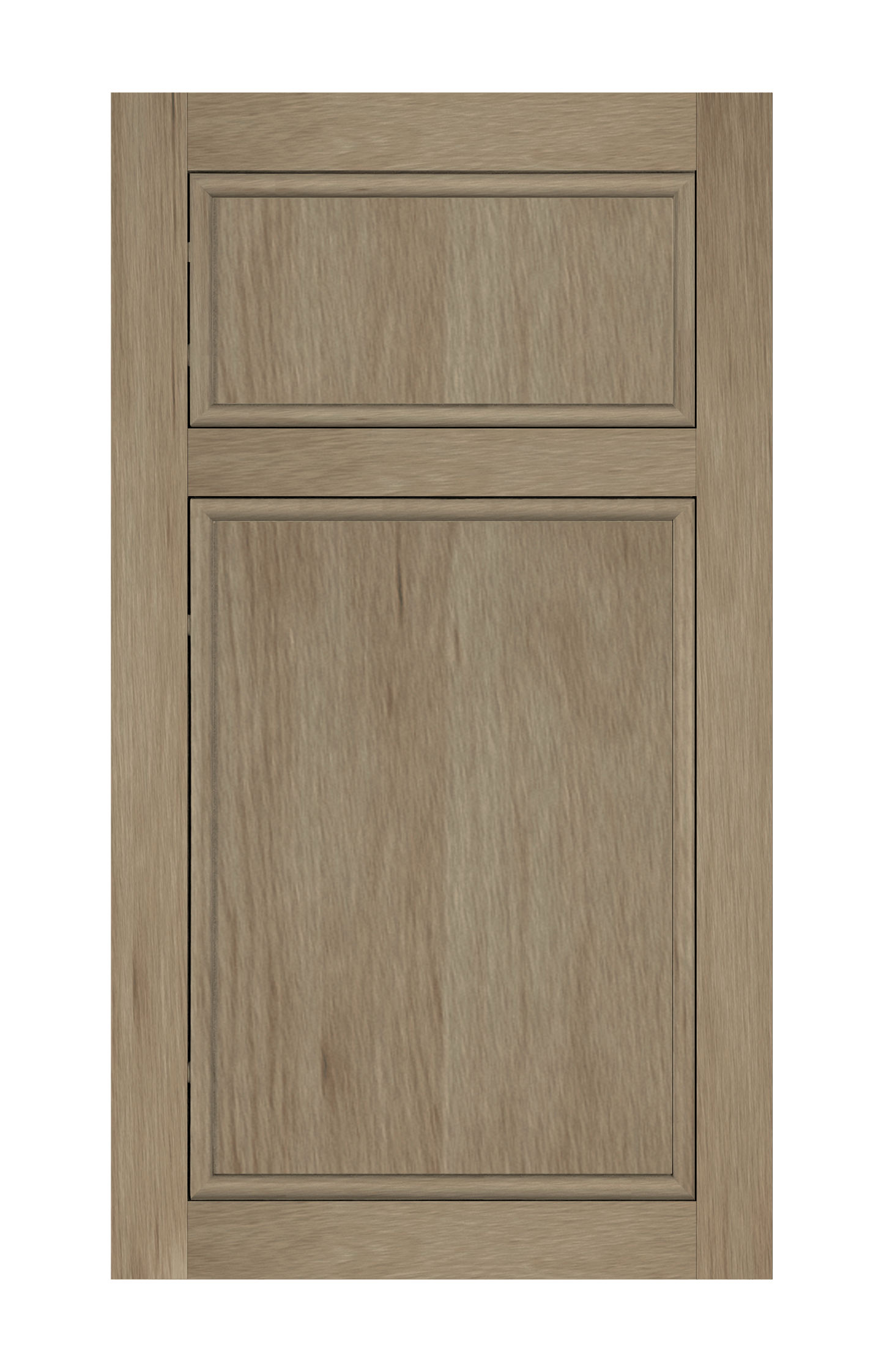 Traditional Frame Oval Edge door sample in Honey Birch by Europly