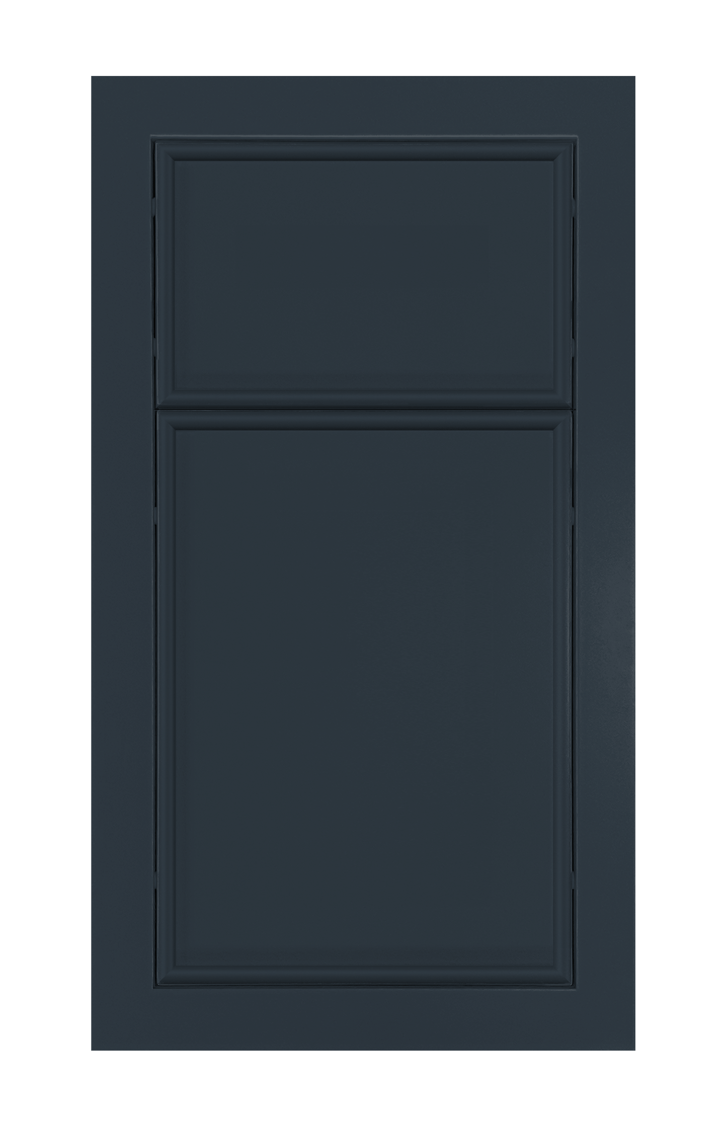 Modern Frame Oval Edge door sample in Indigo by Europly