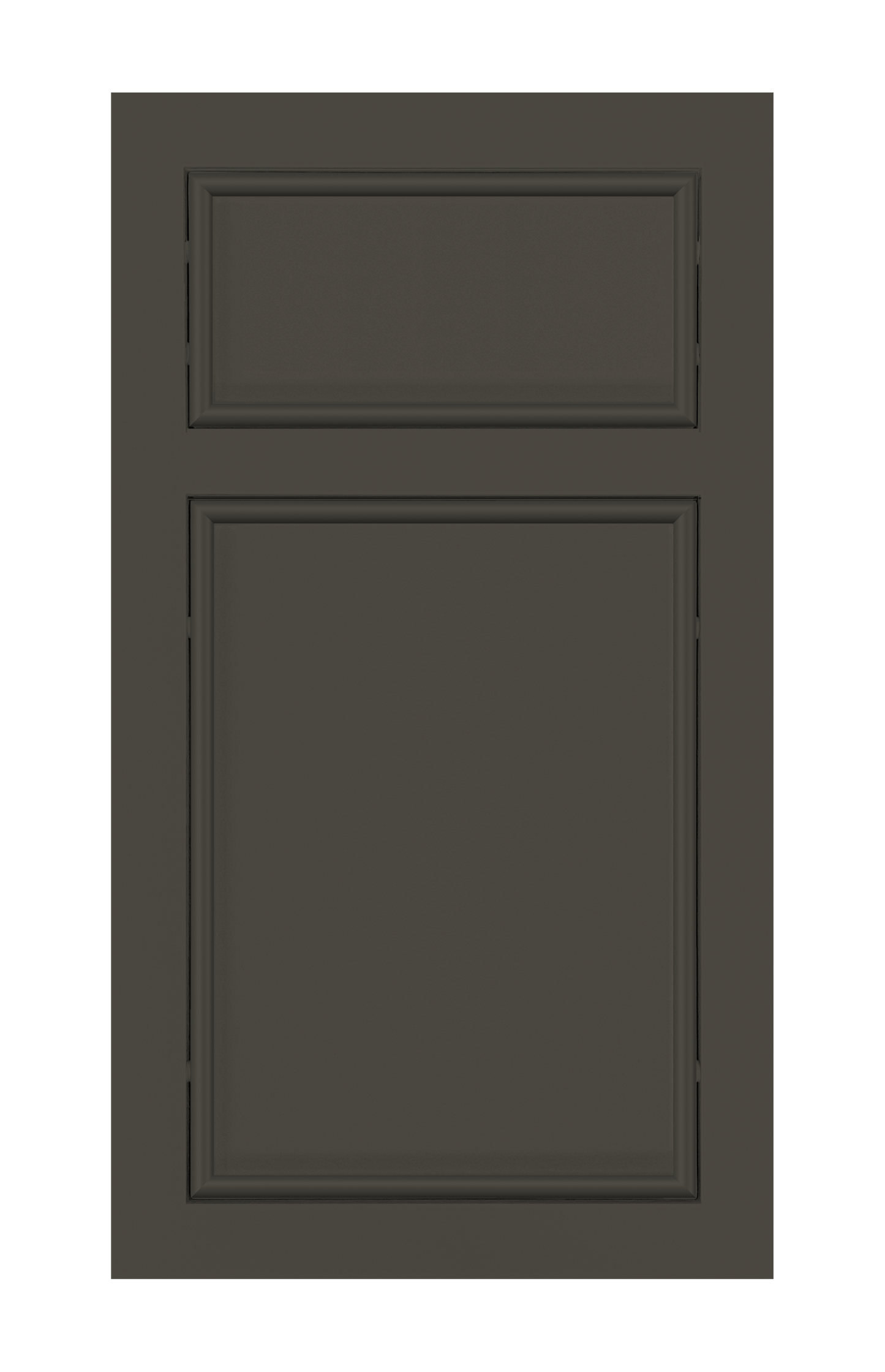 Traditional Frame Oval Edge door sample in Lava Ash by Europly
