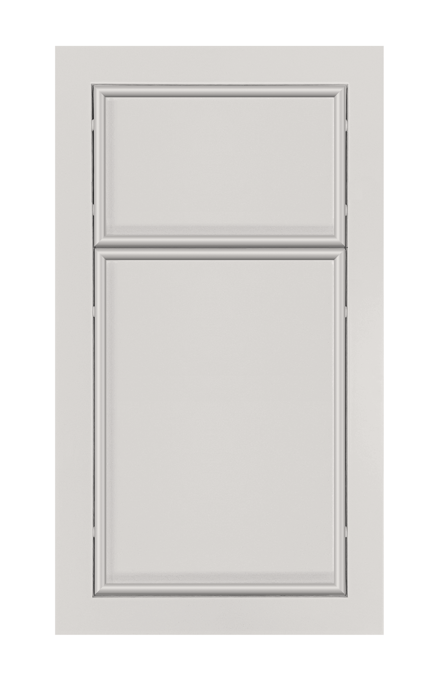 Modern Frame Oval Edge door sample in Pearl White by Europly