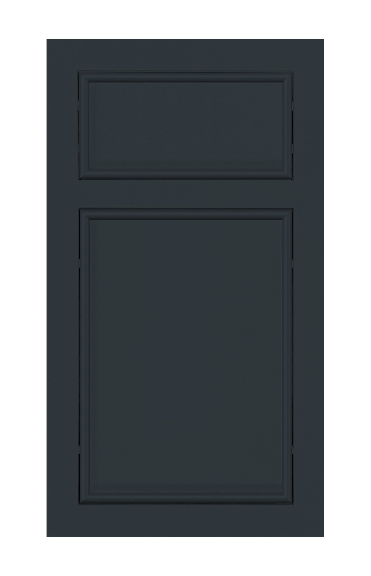 Traditional Frame Oval Edge door sample in Space Grey by Europly