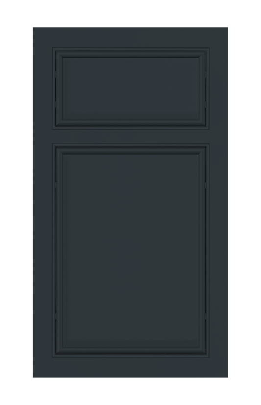 Beaded Frame Oval Edge door sample in Space Grey by Europly
