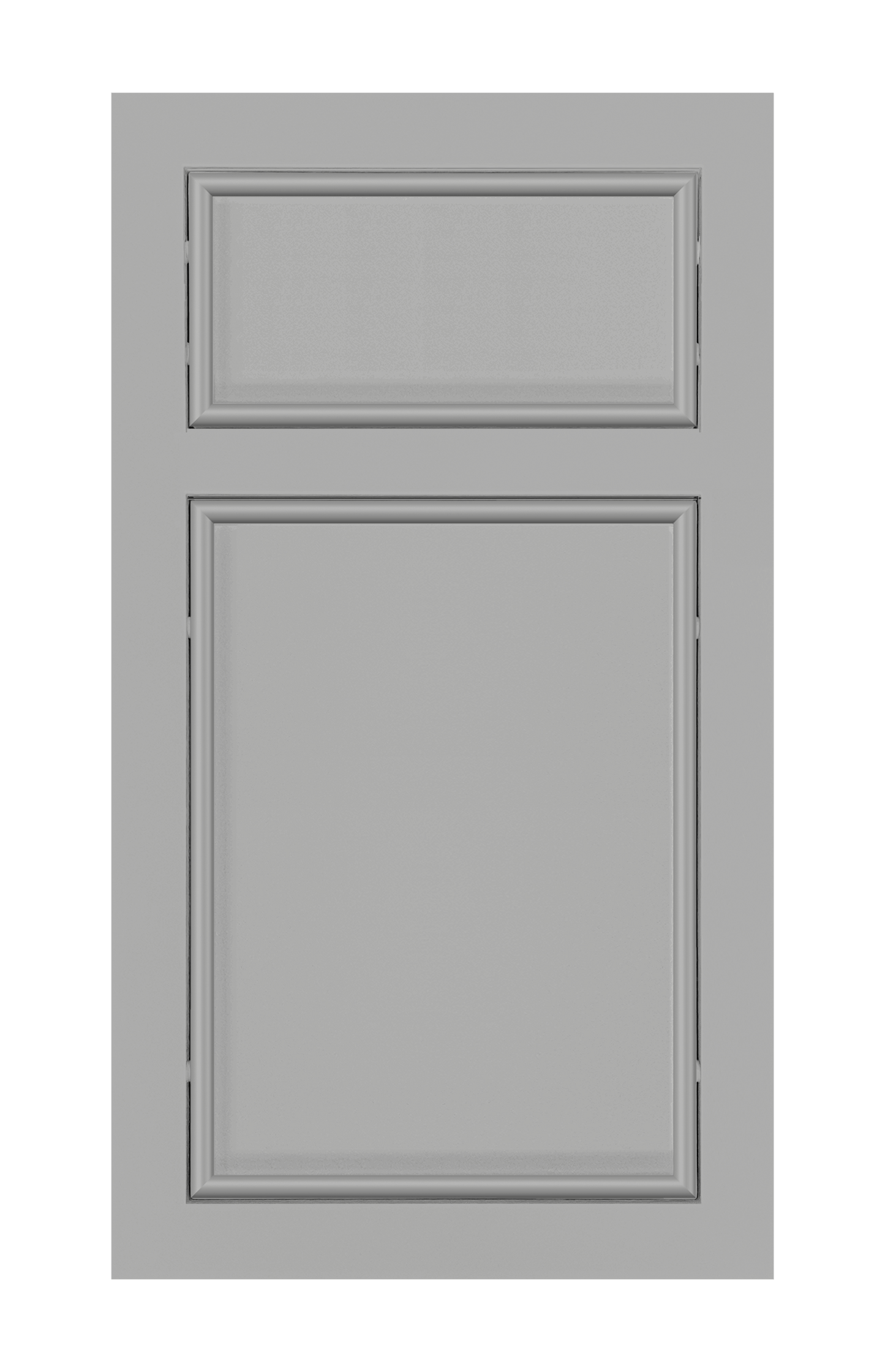 Traditional Frame Oval Edge door sample in Star Silver by Europly