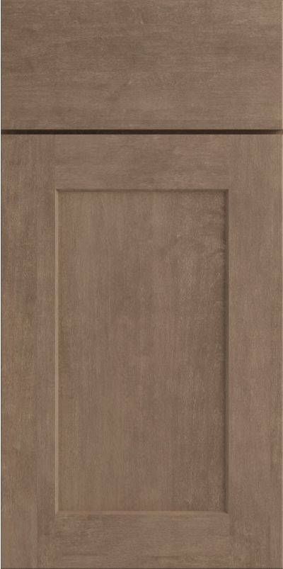 Dover door sample in Truffle by JSI Cabinetry
